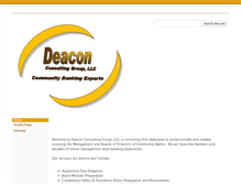Tablet Screenshot of deaconconsulting.com